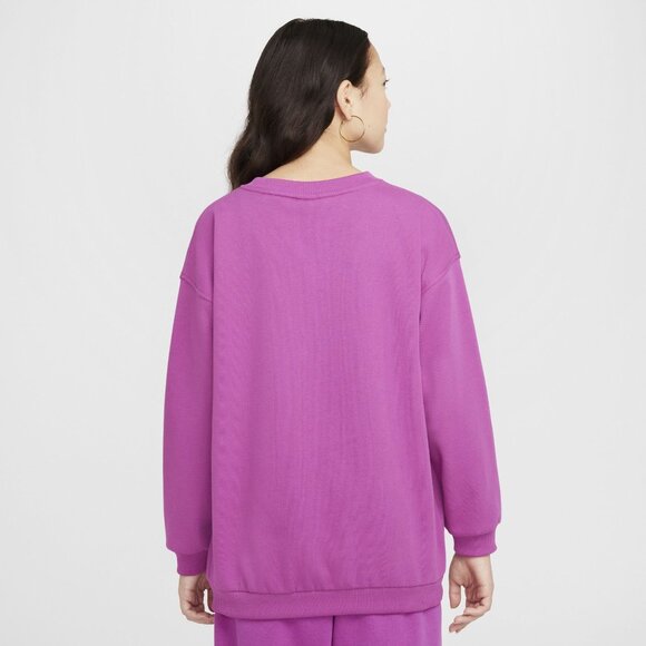 Nike, Kids Sweatshirts, Female, Pink, L, Oversized Crewneck Sportswear Sweatshir - Picture 3 of 5